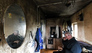 Помощь ветеранам после пожара