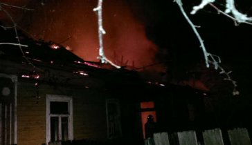 Сгорел дом многодетной семьи