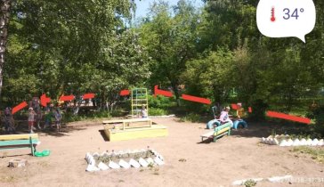 На строительство детской площадки в детском саду, нам поможет любая сумма