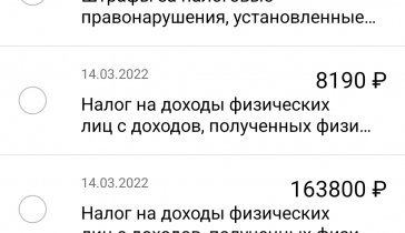 Налоговая задолженность