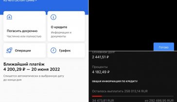 Закрытие долгов перед банками