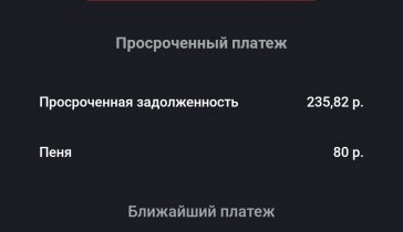 На оплату долгов