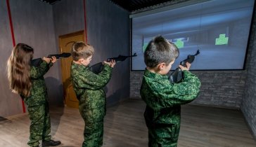 Стрелковый тир «Электрон» для занятий в школе и клубе на уроках НВП.