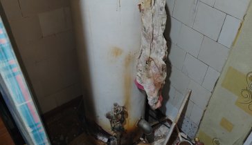 Восстановление отопления в дом после атаки бпла